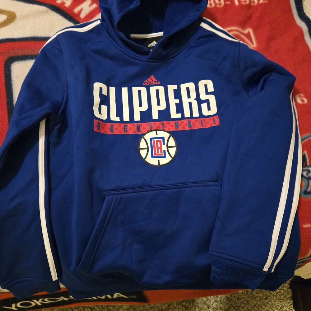 Adidas Blue Clippers Kids Hoodie